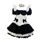 Maxbell Classic Maid Costume with Apron Lolita Anime Cosplay for Halloween M
