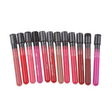 Maxbell Cosmetics Professional Matte Lipstick Set of 12 Colors Waterproof Lip Gloss