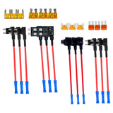 Maxbell 12x Car Add A Circuit Fuse Tap Adapter Set Easy to Install for GPS