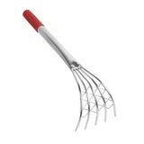 Maxbell Claw Rake with Mesh Net 5 Prong Clamming Claw for Weeding Beach Digging Rake 40cm