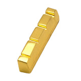 Maxbell Electric Guitar Nut Replacment Part Brass Top Nut for Electric Guitar Accs Style B