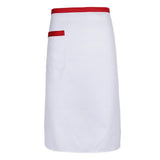 Half Waist Kitchen Apron Catering Chef Hotel Server Waiter Pub Apron White