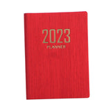 Maxbell Monthly Planner 2023 Journal A7 Notebook Planner Notepads Project Planning Red