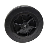 Maxbell Smooth 4" Collapsible Wagon Wheel Replace Rubber Tire for Garden Picnic Cart