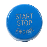 Max Car Engine Start Stop Button Cover For BMW F/G Chassis Series 25mm Blue