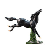 Maxbell Abstract Horse Statues Animal Sculptures Figurines for Office Wedding Decors black