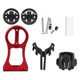Maxbell Bicycle Computer Mount Stem Extender GPS Stopwatch Holder Bracket Red