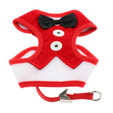 Max Cute Comfort Dog Vest Harness Leash Dog Outdoor Walking Vest  Red L