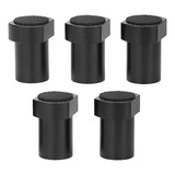 Maxbell Bench Dog Stops Aluminum Alloy Black Clamp Peg Stoppers for 19/20mm Dog Hole L:20MM