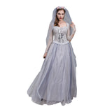 Maxbell Women Halloween Dress Costume Bridal Veiling Festival Cosplay Delicate Fancy M