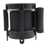 Maxbell 5m Retractable Stanchion Belt Crowd Queue Control Barrier Mounted Accessory Black