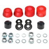Maxbell Skateboard Truck Bushings Kit Skateboard Cup Shock Absorb clear red