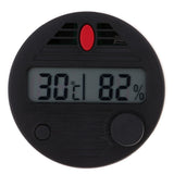 Maxbell High Quality Round Digital Hygrometer Thermometer Temp for Cigars Humidors