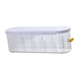 Maxbell Sock Storage Box Wall Mounted Bedroom Storage Organizer for Bra Storing White Under Cabinet