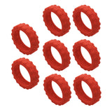 Maxbell 8 Pieces Travel Suitcases Wheels Cover More Quiet Trolley Case Casters Cover D