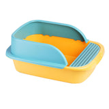 Maxbell Pet Toilet Pan Cat Litter Box for Sand Box Supplies Small Animals Kitten Yellow