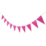 Max Paper Wave Point String Pennant Banner Birthday Party Decor Purple