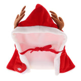 Maxbell Halloween Christmas Pet Hooded Cloak Dog Cat Costume - Hat Red L