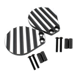 Maxbell Motorcycle Throttle Body Covers Kit for Honda CB350 After 2021 Durable Black and White