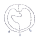 Maxbell Rhinestone Head Chain for Women Boho Hair Accessories Headpiece Layered