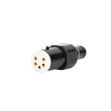 Maxbell HiFi Vinyl LP Phono Black Tonearm Connector 5 Pins Plug for Party