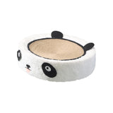 Maxbell Cats Scratcher Board Bowl House Scratch Pad Nest for Small Medium Large Cats Panda