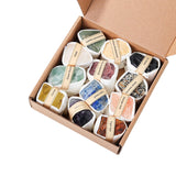 Maxbell Deluxe Rock and Mineral Collection Discovery Treasure for Ages 4 + Decors style B