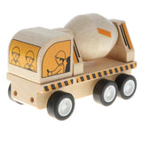 Maxbell Simulation Wooden Assembly Engineering Car Vehicle Kids Toy Mixing Vehicle
