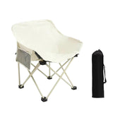 Maxbell Camping Folding Chair Picnics Home Furniture Folded for Patio Lawn Travel White