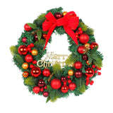 Maxbell Christmas Wreath Winter Wreath Pendant Flower for Fireplace Farmhouse Door