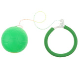 Maxbell Kids Fitness Ankle Skip Ball Hop the Rope Swinging Toy Outdoor Sports Green