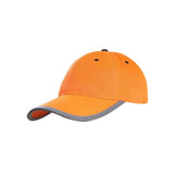 Maxbell Safety Fluorescent Cap Bright Neon Color Washable Casual Halloween Cap Orange