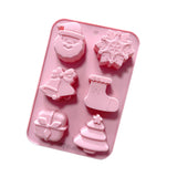 Maxbell Christmas Cake Baking Molds Chocolate Mould DIY Decoration Tools style 1