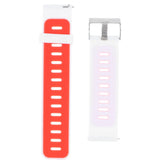 Maxbell 22mm Alternate Silicone Watch Strap Watch Band for AMAZFIT White and Red
