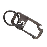 Maxbell Multifunctional Keychains Multitool Key Chain Keyring Women Men Black