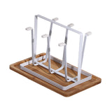 Maxbell Iron Mug Holder Cup Rack Bottle Drying Rack for Coffee Mugs Tea Cups Bottles White