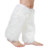 Maxbell Leg Warmers Anime Harajuku Fashion for Cosplay Costume Santa Christmas white