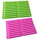 Max Grids Silicone Ice Cube Trays Flexible Ice Cube Mold Storage Containers