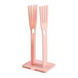 Maxbell Removable Glove Shelving Multipurpose Reusable Storage Rack for Camping Pink