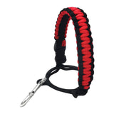 Maxbell Wide Mouth Bottle Paracord Handle Cord Braided Rope 12/18/21/24/32/40/64oz Black Red