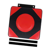 Maxbell Boxing Wall Target PU Leather Wall Focus Target for Gym Fitness Martial Arts L Red