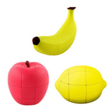 Maxbell Shaped Cube Fruit Magic Cube Puzzle Toy Apple Banana Lemon Educational Toy