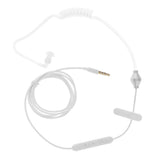 Maxbell Air Tube Monaural In Ear Earphone Anti-radiation Headset 3.5mm White