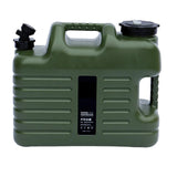 Maxbell Water Storage Tank with Faucet Water Container for Picnic Hiking Green 12L