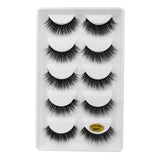 Maxbell 3D Mink Lashes, Reusable False Eyelashes Natural Style Eye Lashes 5Pairs 02