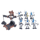 Maxbell Plastic Toys Soldiers Set Development Toys Knights Playset for Kids Car B