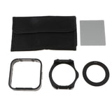 Max 5 in 1 Camera Lens Square Filter Set Bag Hood Adapter Accessory Kit 62mm