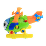 Maxbell DIY Disassembly Engineering Vehicles Tools Nuts Toy Set Helicopter
