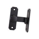 Maxbell Sliding Barn Door Latch Lock Right Angle Door Lock Latch for Bathroom Garden black