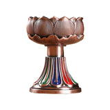 Maxbell Maxbell Ghee Lamp Holder Candle Holder Votive Tealight Holder Oil Lamp Tibetan Red